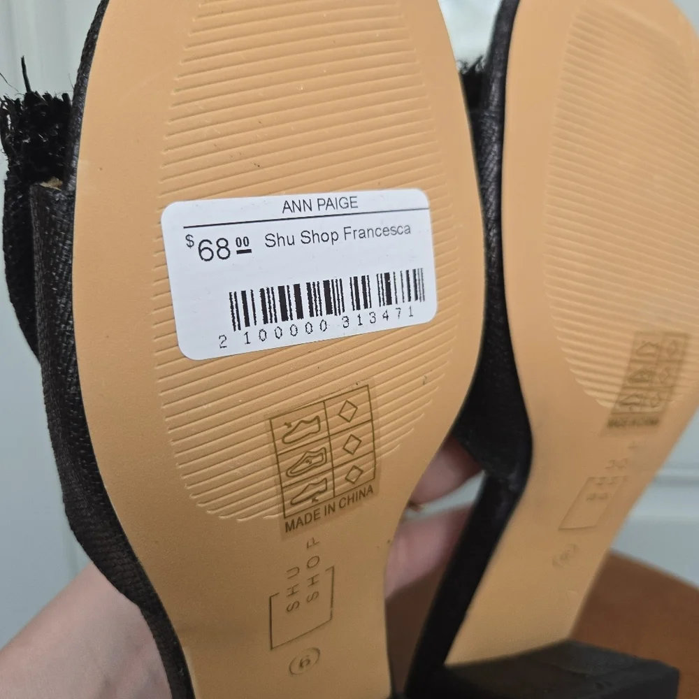 Shu Shop Francesca Sandals Black